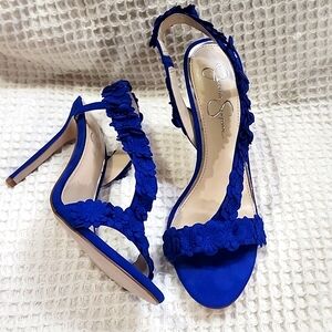 Never worn - Jessica Simpson Ultra Violet Blue Supreme Microsuede - Size 9M